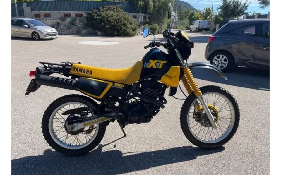 Yamaha xt 350xt jaune / noire