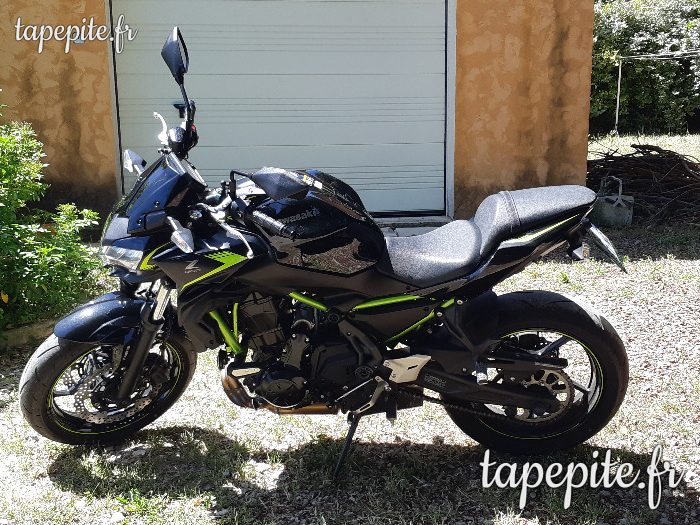 Moto kawasaki z650 a2 – 2022 – 4600 km