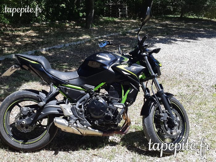 Moto kawasaki z650 a2 – 2022 – 4600 km
